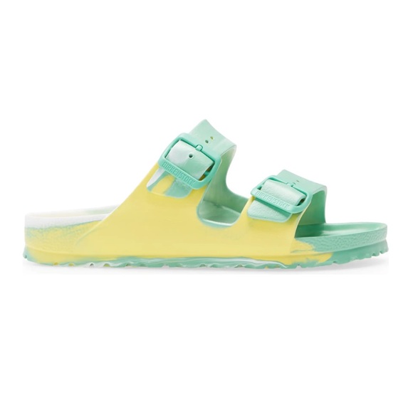 Birkenstock Arizona Slides Sandal Essentials 2 Straps Waterproof Rubber Tie Dye - Picture 3 of 6